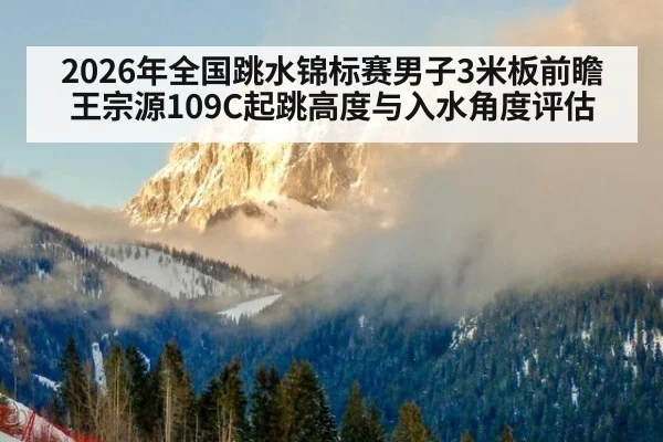 2026年全国跳水锦标赛男子3米板前瞻 王宗源109C起跳高度与入水角度评估